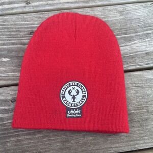 Maine Red Claws Basketball Red Acrylic Beanie Hat Cap Knit